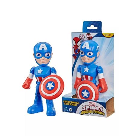 Spidey mega figura Capit&atilde;o Am&eacute;rica
