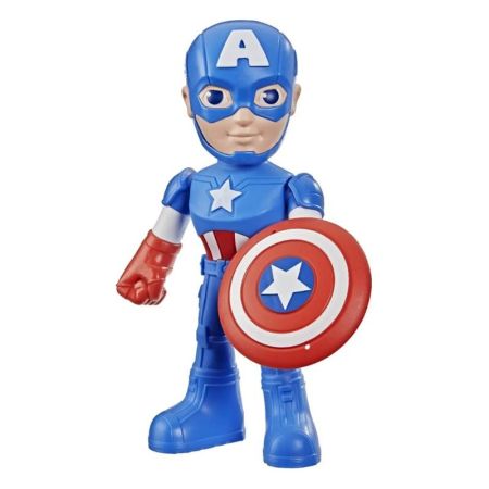 Spidey mega figura Capit&atilde;o Am&eacute;rica