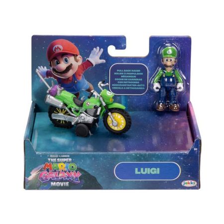 Super Mario Galaxy veículos com figura Luigi