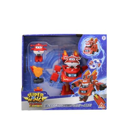Super Wings Jett robot suit transformável