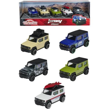 Majorette Suzuki Jimny pack 5 carros Giftpack*