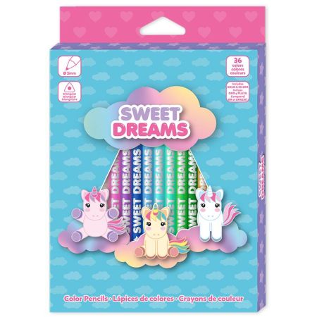 Sweet Dreams 36 lápis de cor triangular