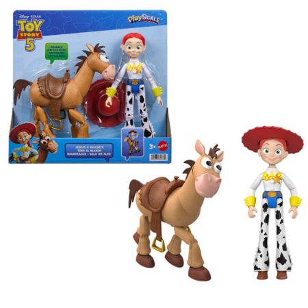 Toy Story 5 boneca Jesse e Bullseye 2 figuras