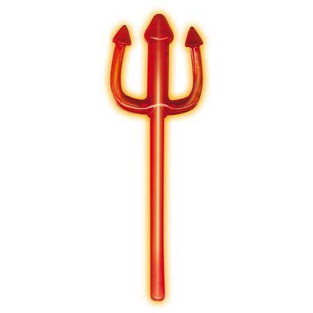 Tridente diabólico luminoso