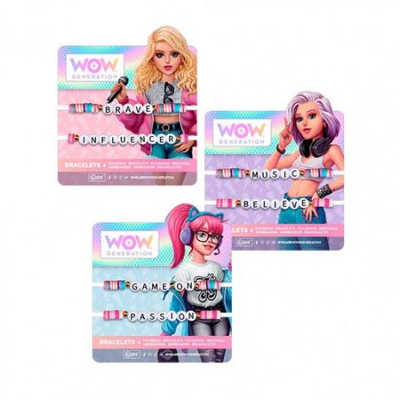 Wow generation Pulseiras com mensagem