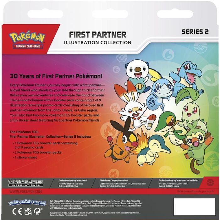 Pokemon pack First Partner Inglês