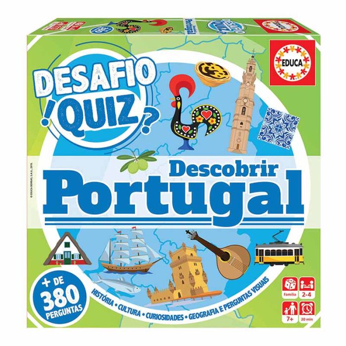 Comprar Educa Desafio Quiz descobrir Portugal de Educa