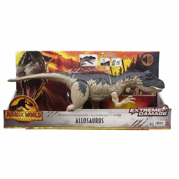 Dinossauro T-Rex Jurassic World Dominion Dano Extremo Mattel