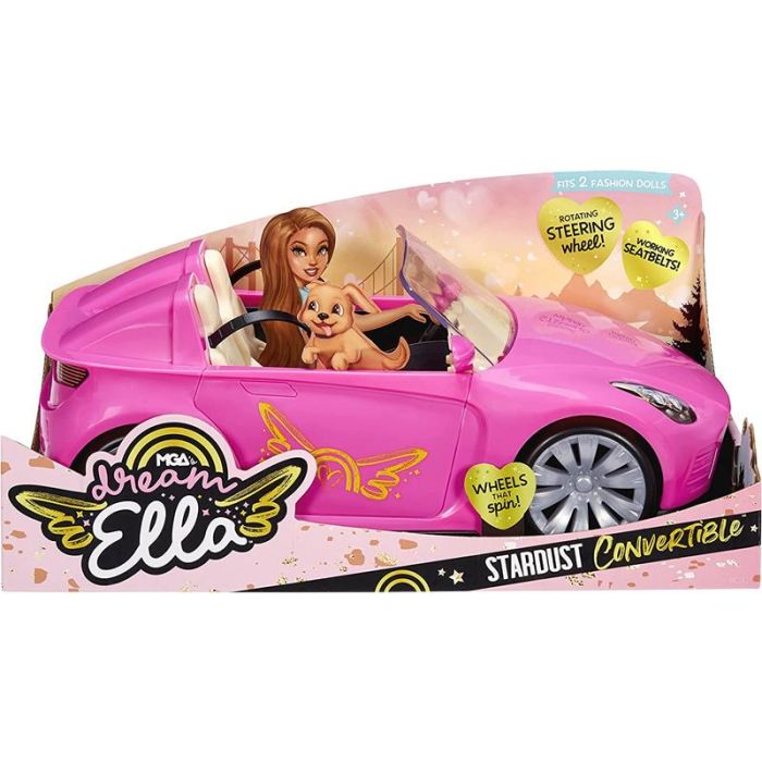 2 Boneca Barbie Mattel + Carro Conversível Pink