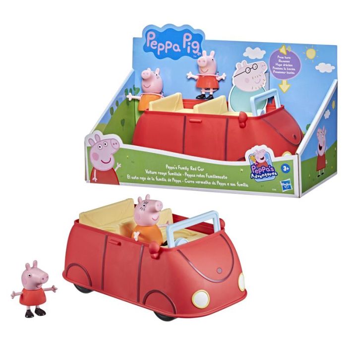Comprar Peppa Pig o carro vermelho da familia da Peppa de Hasbro Loja Online Brinquedos