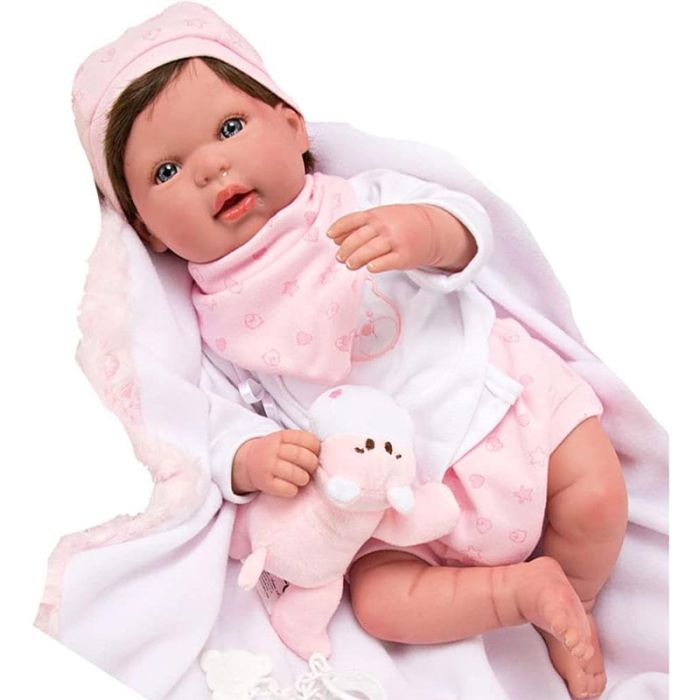 Boneca Bebe Reborn Detalhes Peso Realista Carrinho Barato