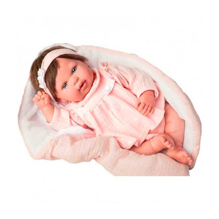 Comprar Bebé Reborn Valentina 45 cm com manta e peluche de Arias