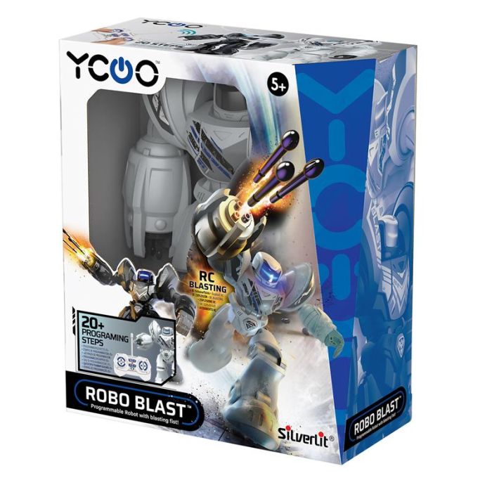 JOUET - YCOO - Rocco Giocattoli (Robo Blast) - Robot programmable - Lanceur de fléchettes - 30 cm JOUET - YCOO - Rocco Giocattoli (Robo Blast) - Robot programmable - Lanceur de fléchettes - 30 cm
