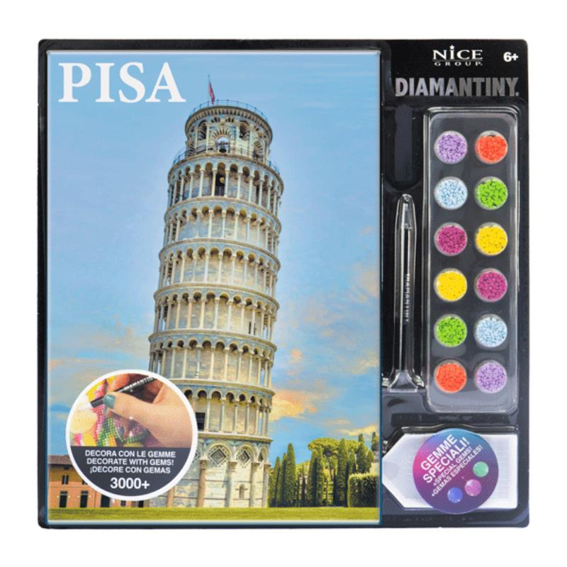 Diamantiny pintar com diamantes cidade Pisa