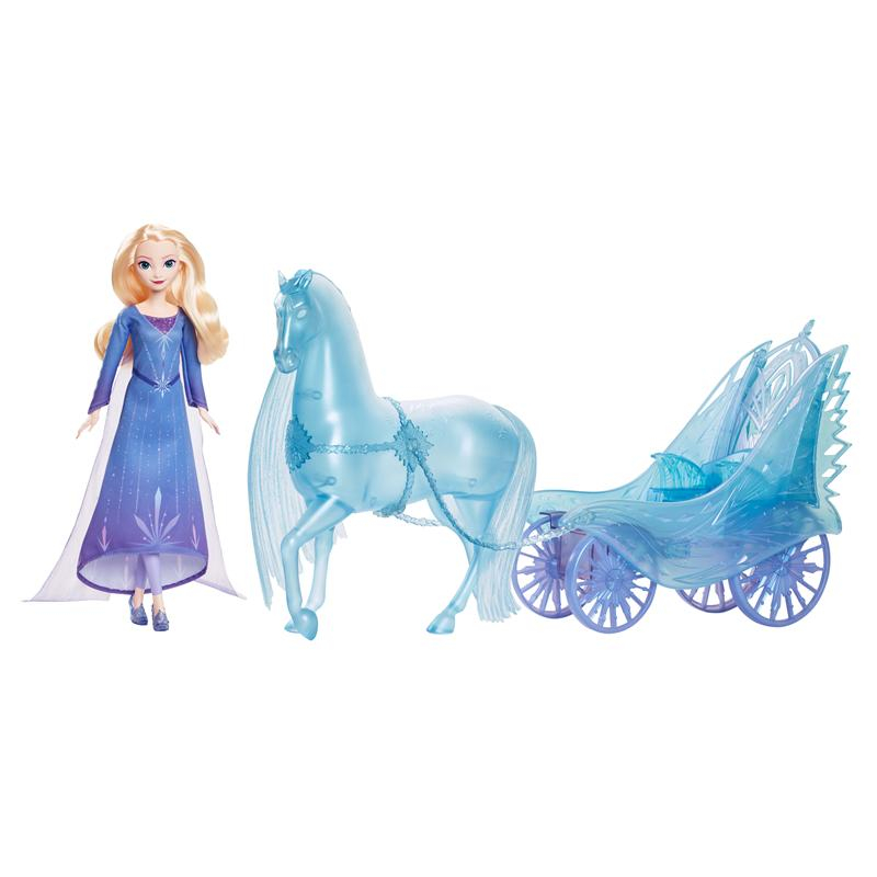 Princesas Disney Frozen carruagem Elsa y Nokk