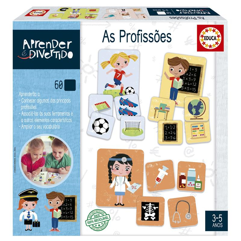Educa aprender é divertido as profissões