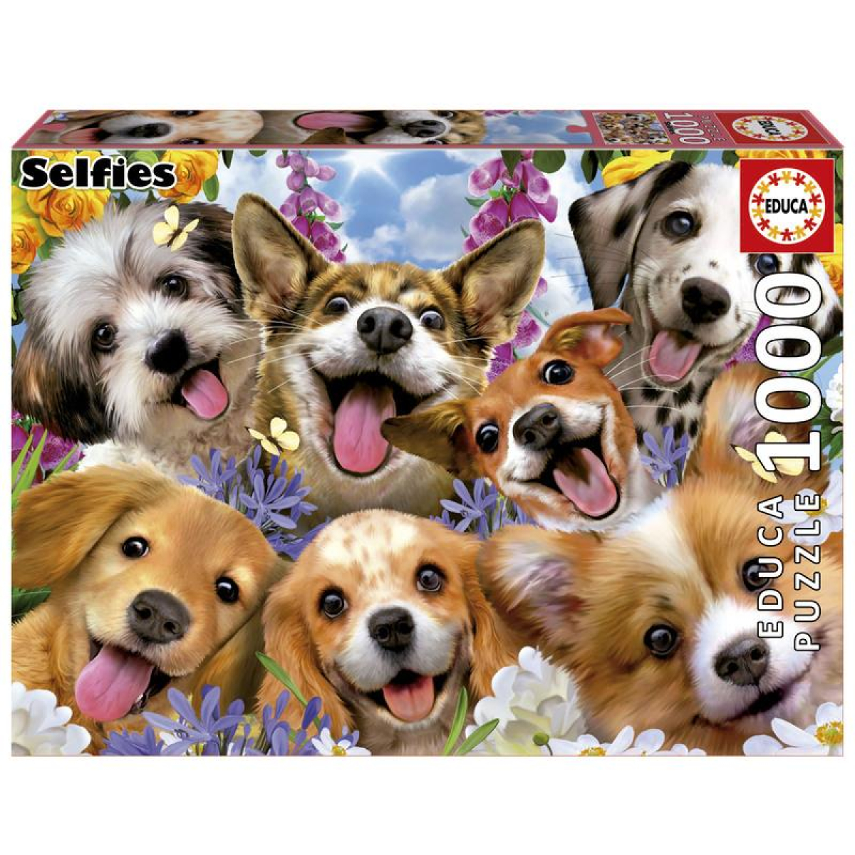 Educa Meraviglie del Mondo Puzzle in Legno 1000 pezzi Blu| Kidinn