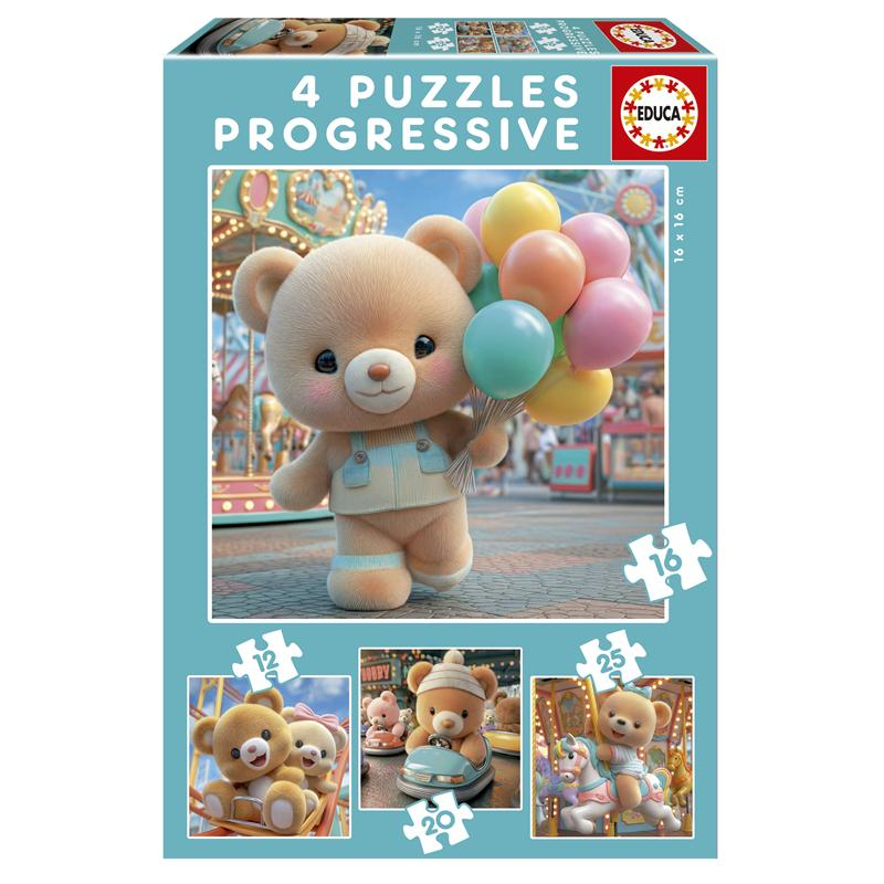 Educa puzzle progressivo ursos no bosque