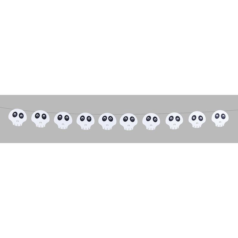 Grinalda Feltro Esqueletos com olhos móveis 2m
