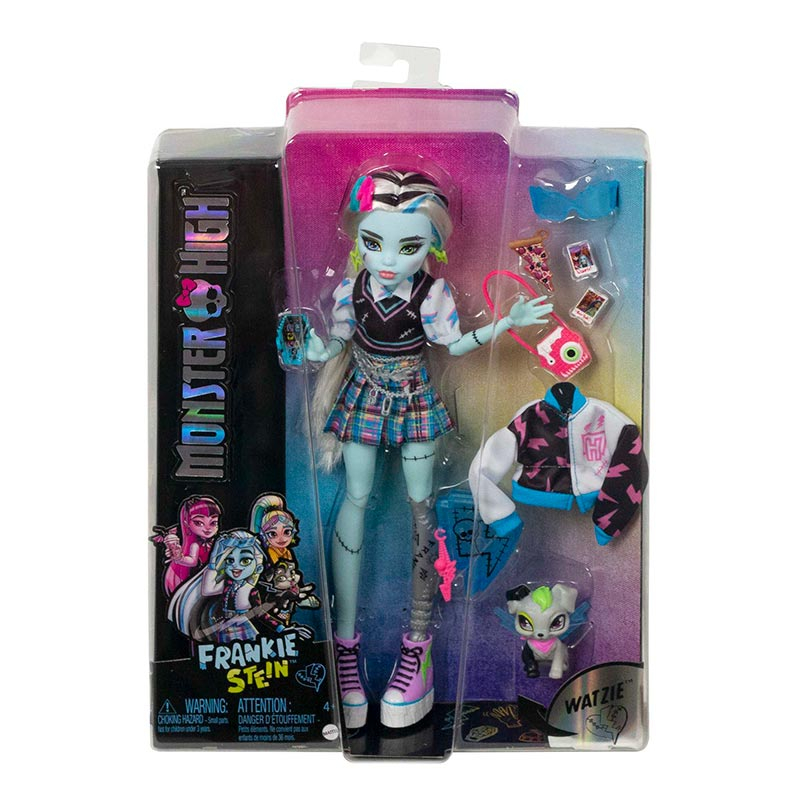 Boneca Monster High Clássicas- Frankie Stein Clássica, da Mattel.