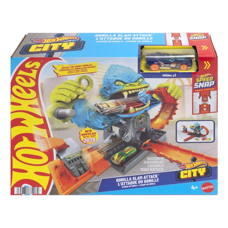 Hot Wheels City Gorilla Garage attack