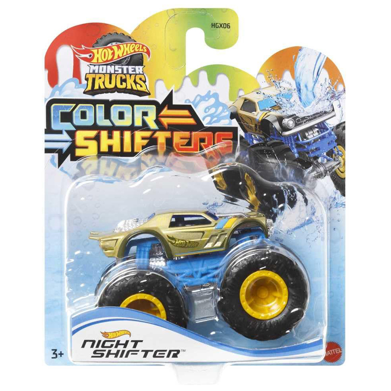 Hot Wheels Monster Trucks carro color shifters