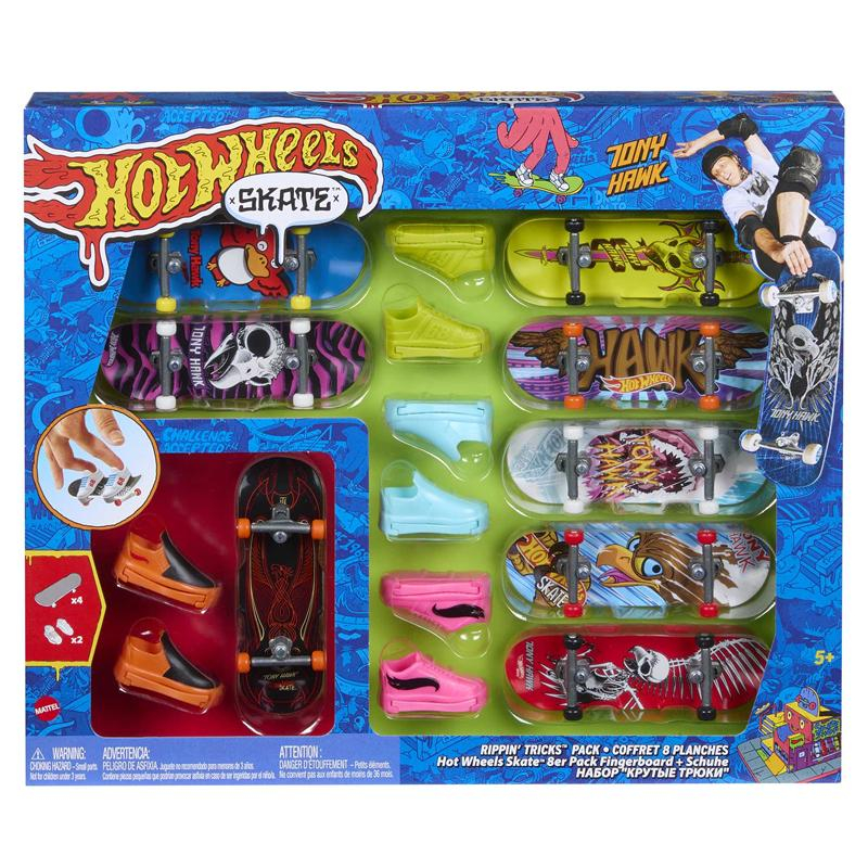 Hot Wheels Skate set 8 skates e 4 sapatilhas