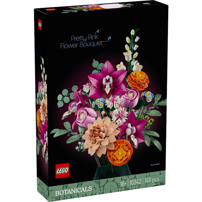Lego Botanicals ramo de flores em cor-de-rosa