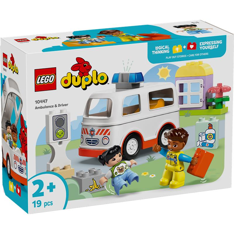 Lego Duplo ambulância e condutor