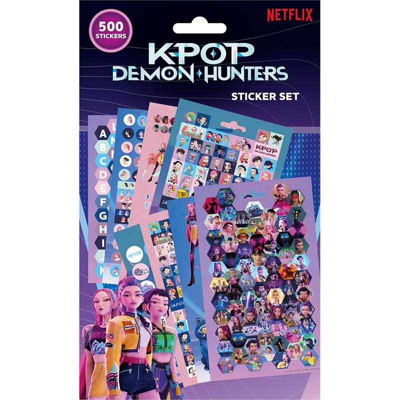 Caderno autocolantes 500 uds Kpop Demon Hunters