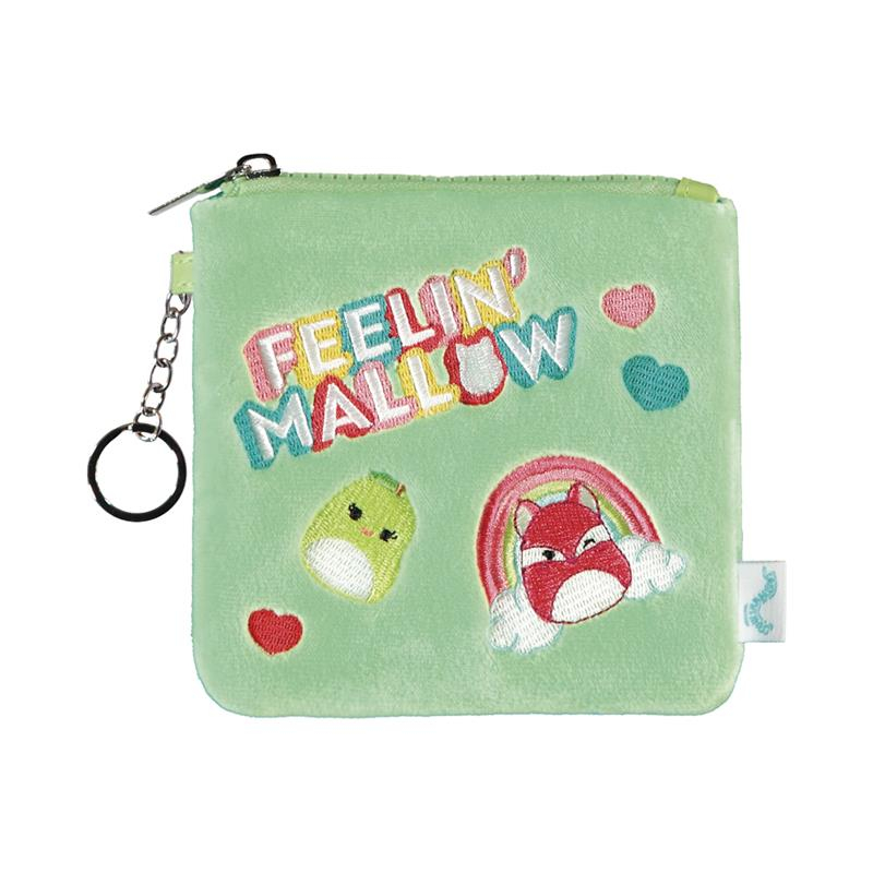 Porta Moedas Squishmallows Feelin Mallow verde