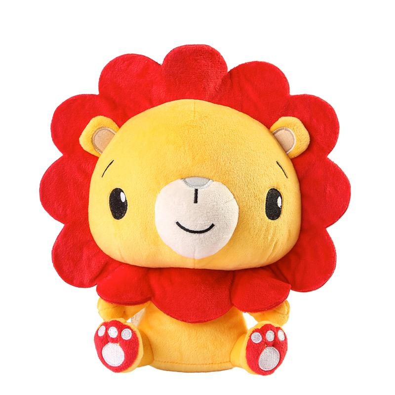 Peluche Leão Fisher Price 20 cm suave