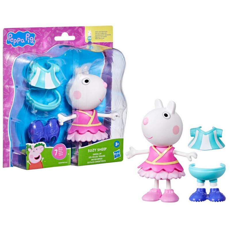 Peppa Pig e amigos com estilos divertidos