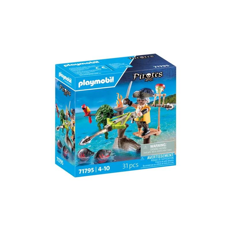 Playmobil Pirates pirata com besta
