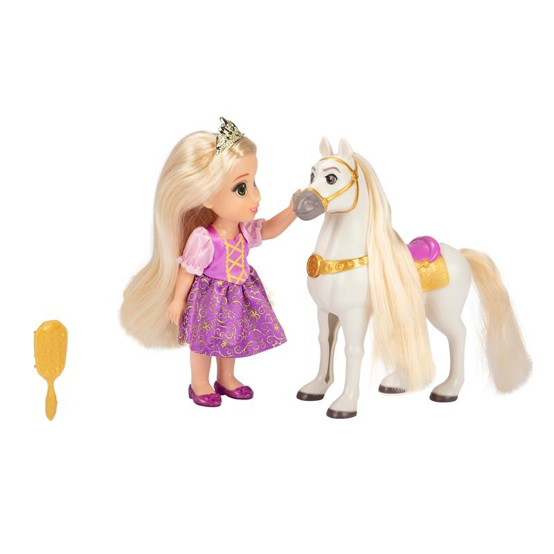 Princesas disney Rapunzel 15 cm e Maximus
