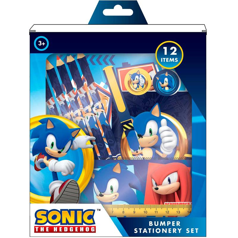 Conjunto de papeleria Sonic