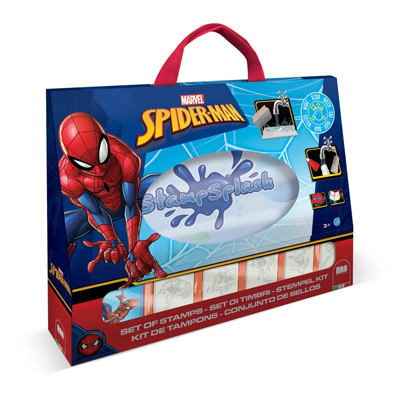 Spiderman Estojo de pintura Stamp&Splash
