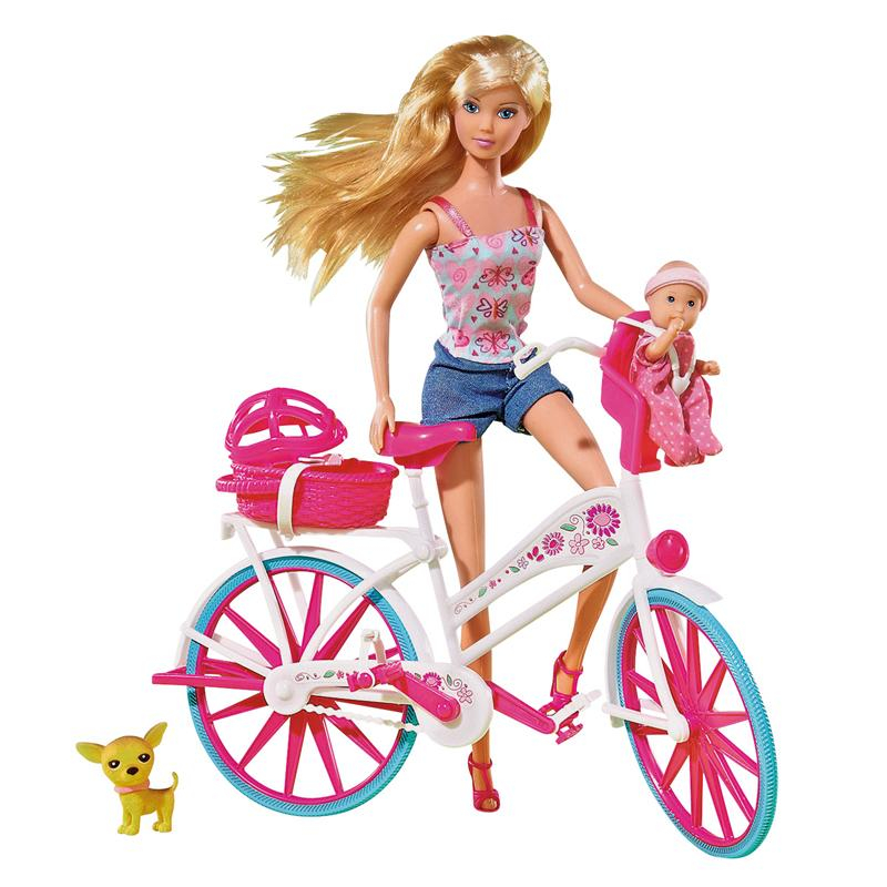 Steffil Love boneca com bicicleta