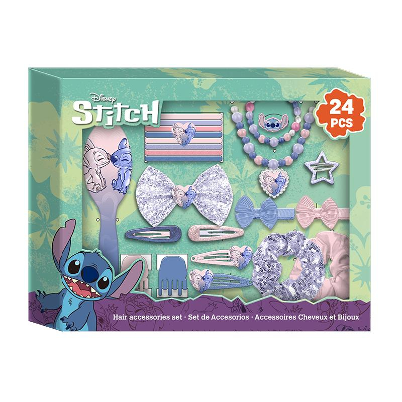 Stitch conjunto de jóias e acessórios 24 peças