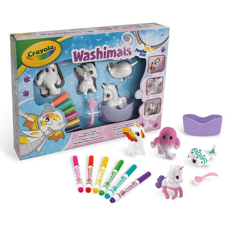 Washimals Animales Fantásticos figuras e banheira