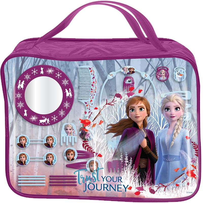 Comprar Caixa 14 acessórios cabelo Frozen II de Kidseuroswan