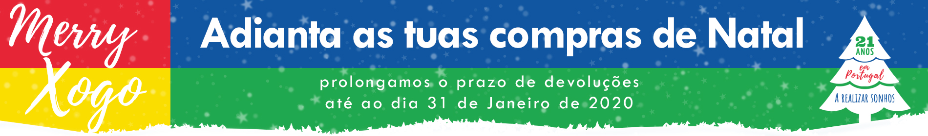 Não deixes para a ultima hora, e disfruta das nossas condições de devolução!