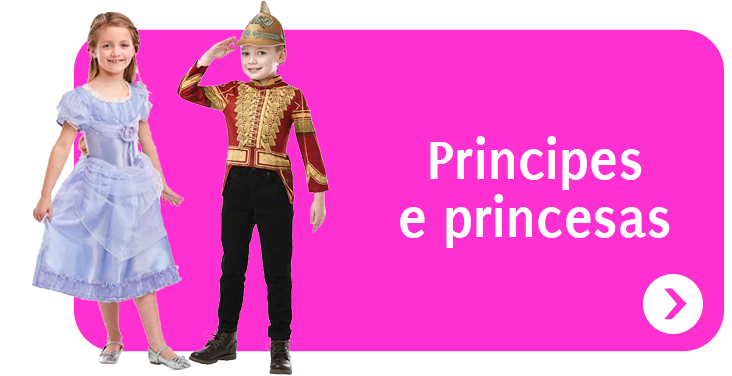Disfarces de príncipes e princesas