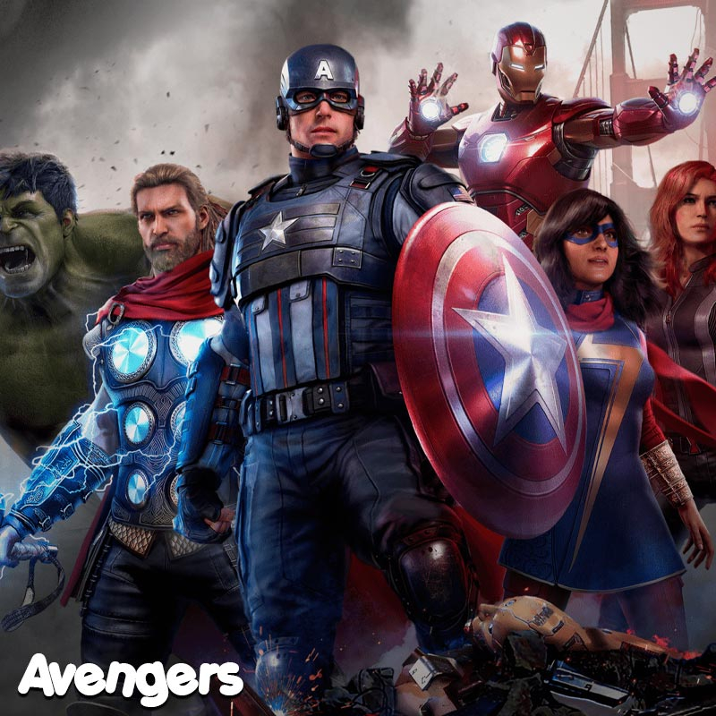 Comprar disfarces para grupos Avengers