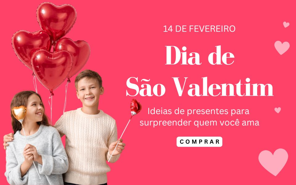 Comprar presentes para o dia de s&atilde;o valentim
