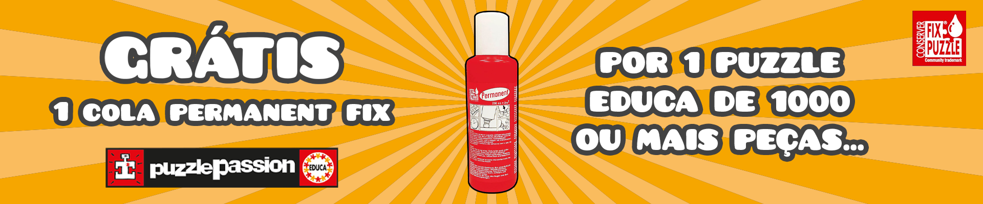 Oferta cola na compra de 1 puzzle Oferta cola na compra de 1 puzzle