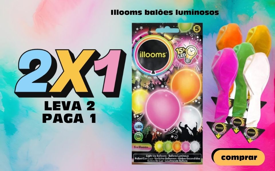 promoção balões luminosos 2x1 promoção balões luminosos 2x1