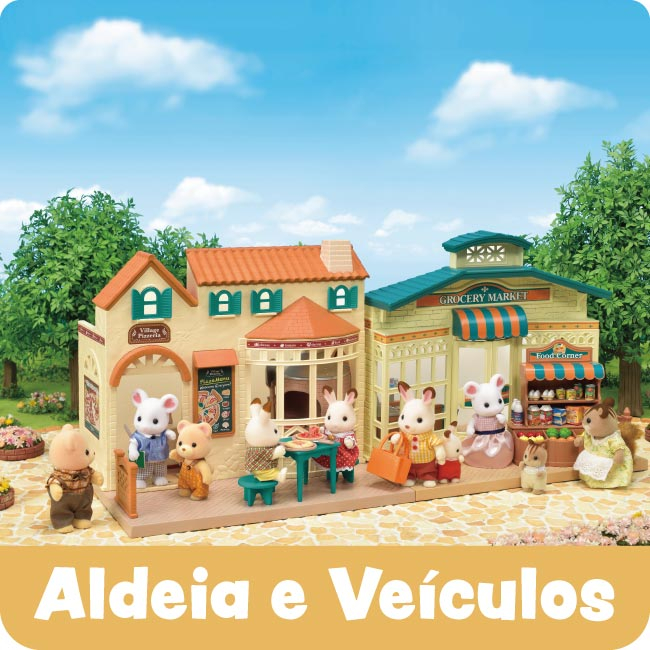 brinquedos Sylvanian Families Aldeia Sylvanian