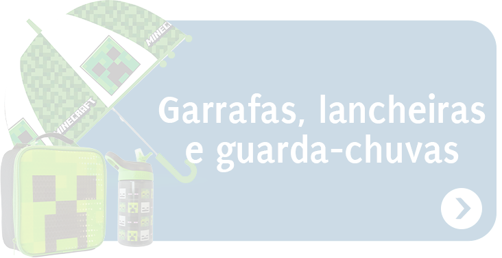 Garrafas, lancheiras e guarda chuvas