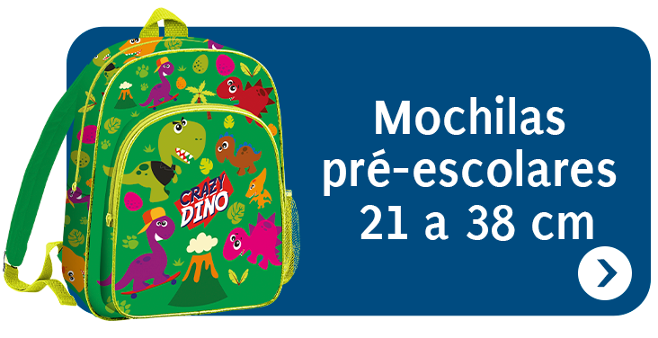 Mochilas Escolares 21 a 38cm